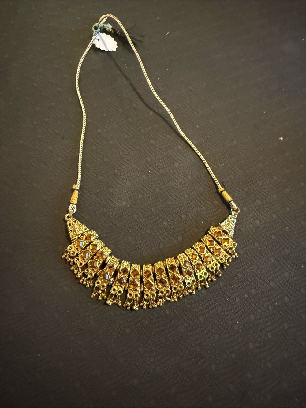 Classic Gold Tone Statement Necklace - Women's Jewelry 1